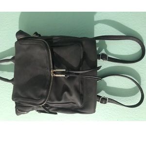 Charcoal Black Backpack